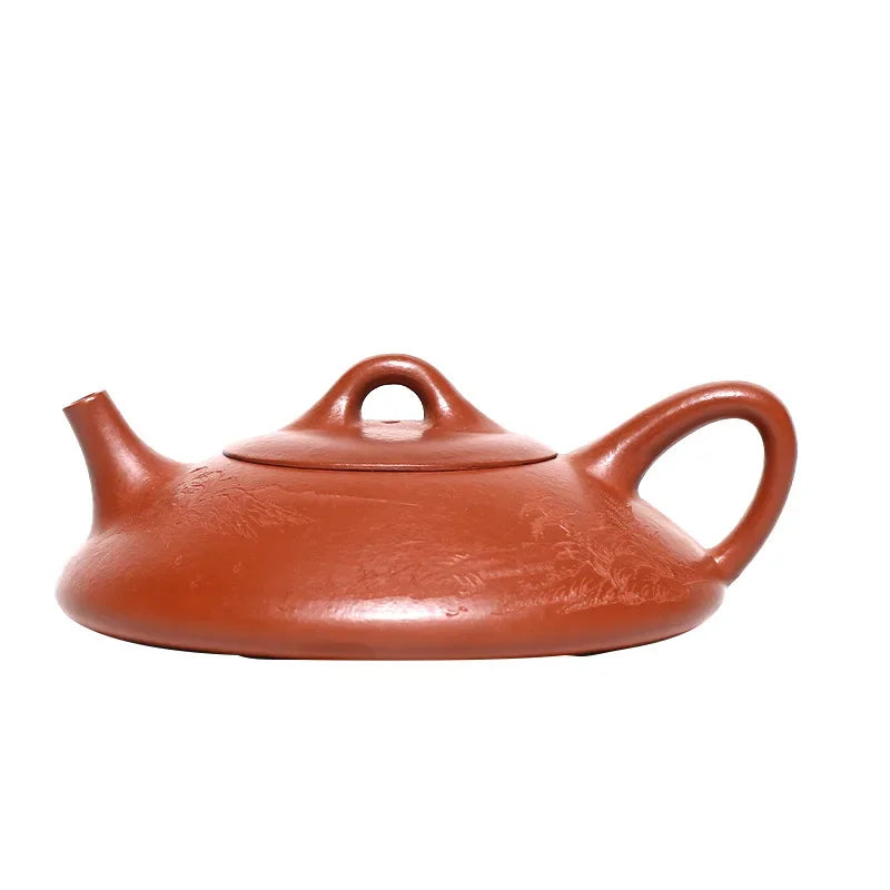 Cravinc 150ML Premium Purple Clay Tea Pot with Stone Ladle