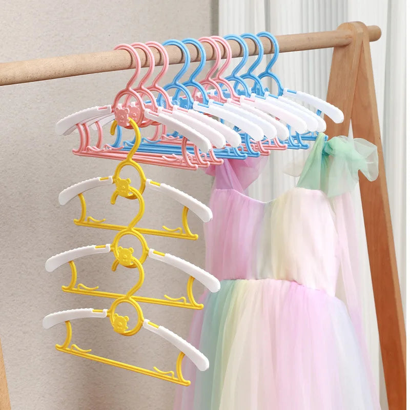 Adjustable Children's Clothes Rack by Cravinc: Non-slip Telescopic Drying Hangers