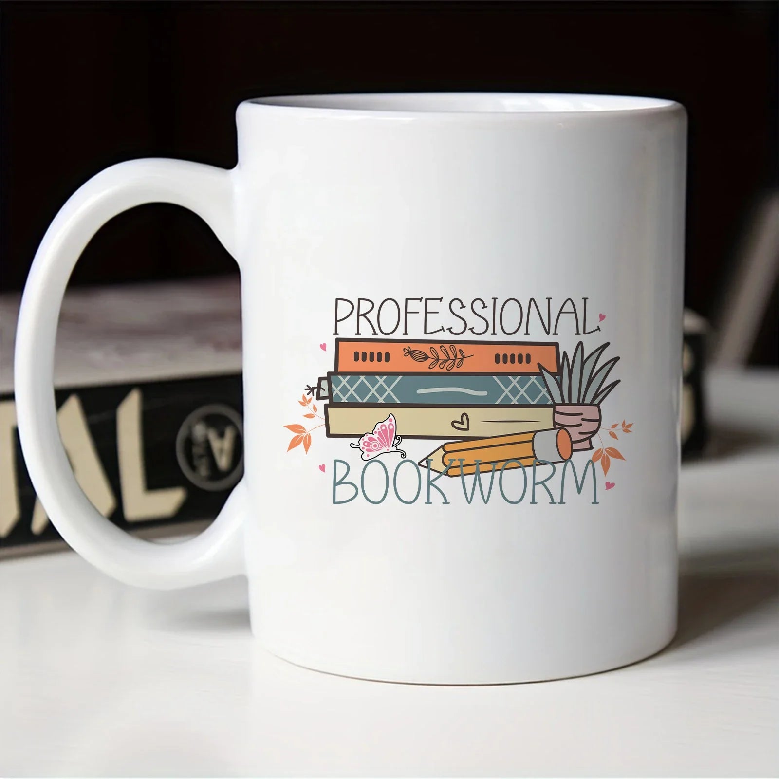 Cravinc 11oz Reading Lover Coffee Mug